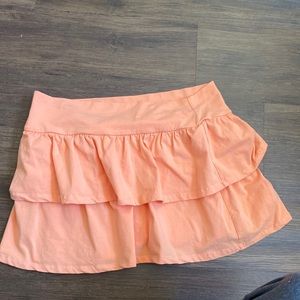 Aritzia Peach Mini Skirt